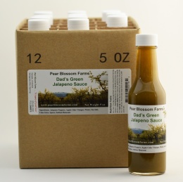 Dad's Green Jalapeño Sauce Case - 12 bottles