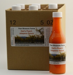 Dad's Peach Jalapeño Sauce 1/2 Case - 6 bottles