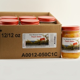 Peach Salsa - Hot 1/2 Case - 6 Jars