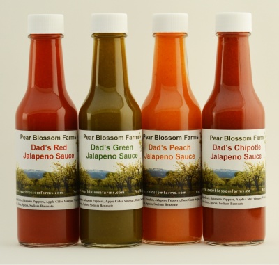 Dad's Assorted Jalapeño Sauces 4 bottles